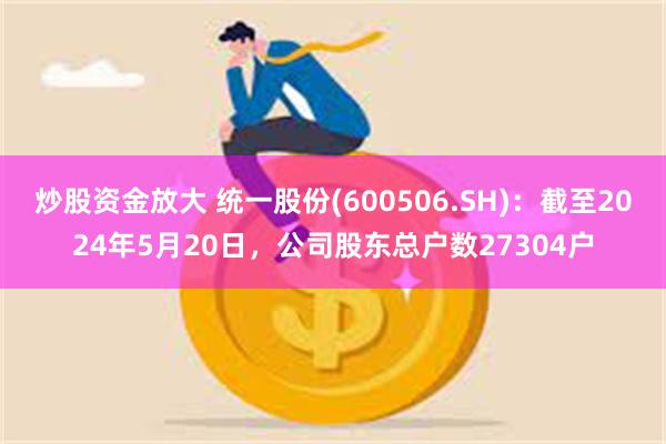 炒股资金放大 统一股份(600506.SH)：截至2024年5月20日，公司股东总户数27304户