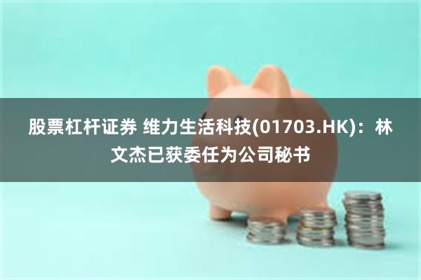 股票杠杆证券 维力生活科技(01703.HK)：林文杰已获委任为公司秘书