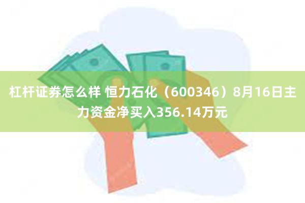 杠杆证券怎么样 恒力石化（600346）8月16日主力资金净买入356.14万元