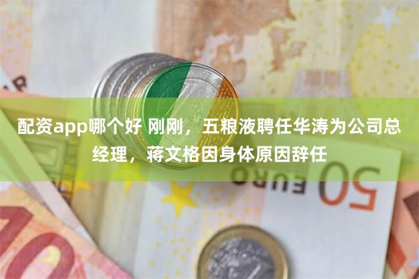 配资app哪个好 刚刚，五粮液聘任华涛为公司总经理，蒋文格因身体原因辞任