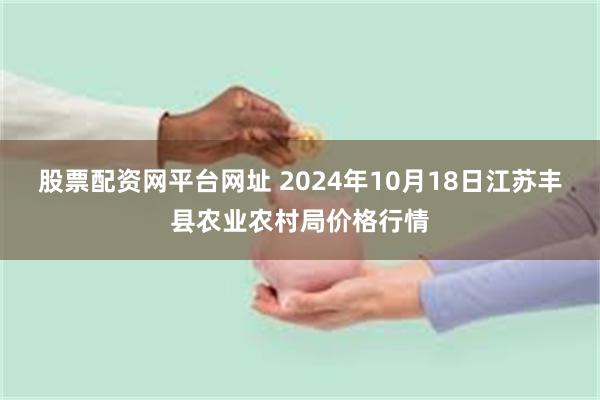 股票配资网平台网址 2024年10月18日江苏丰县农业农村局价格行情