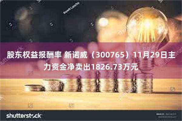 股东权益报酬率 新诺威（300765）11月29日主力资金净卖出1826.73万元