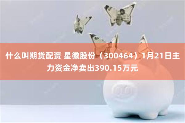 什么叫期货配资 星徽股份（300464）1月21日主力资金净卖出390.15万元